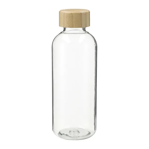 Sona 22oz RPET Bottle w/ FSC® 100% Bamboo lid - Sona 22oz RPET Bottle w/ FSC® 100% Bamboo lid - Image 3 of 8