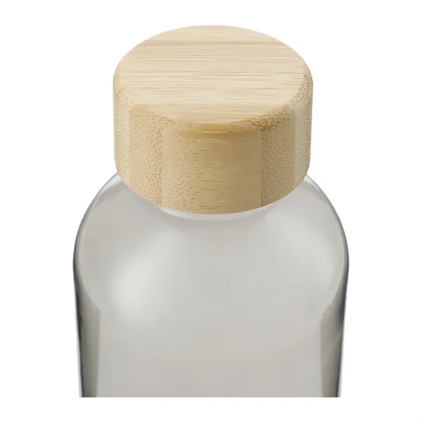 Sona 22oz RPET Bottle w/ FSC® 100% Bamboo lid - Sona 22oz RPET Bottle w/ FSC® 100% Bamboo lid - Image 5 of 8