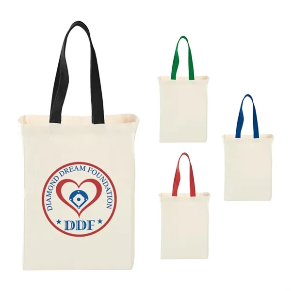 Nebraska 5oz Cotton Canvas Grocery Tote - Nebraska 5oz Cotton Canvas Grocery Tote - Image 2 of 12