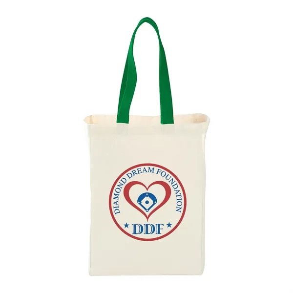 Nebraska 5oz Cotton Canvas Grocery Tote - Nebraska 5oz Cotton Canvas Grocery Tote - Image 4 of 12