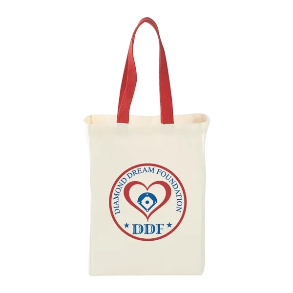 Nebraska 5oz Cotton Canvas Grocery Tote - Nebraska 5oz Cotton Canvas Grocery Tote - Image 10 of 12