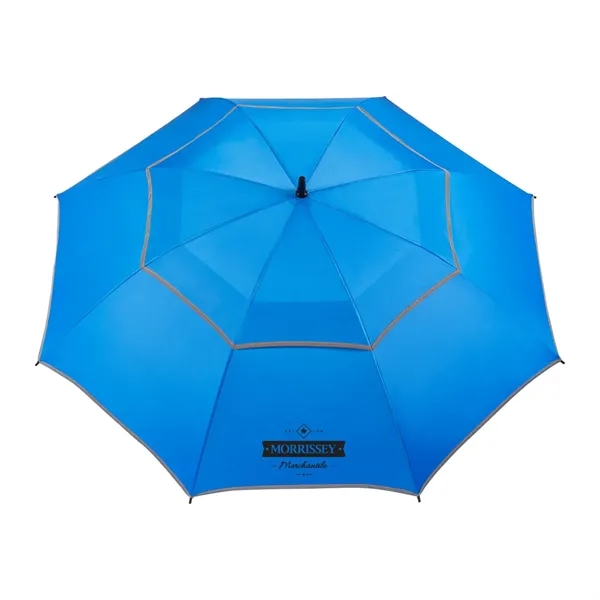 62" RPET Golf Umbrella w/ Reflective Trim - 62" RPET Golf Umbrella w/ Reflective Trim - Image 0 of 27