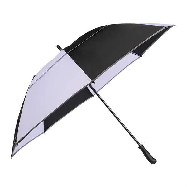 62" RPET Golf Umbrella w/ Reflective Trim - 62" RPET Golf Umbrella w/ Reflective Trim - Image 8 of 27