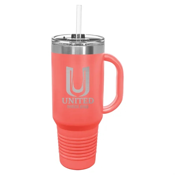Polar Camel 40oz. Stainless Steel Travel Mug w/ Snap Lid - Polar Camel 40oz. Stainless Steel Travel Mug w/ Snap Lid - Image 6 of 33