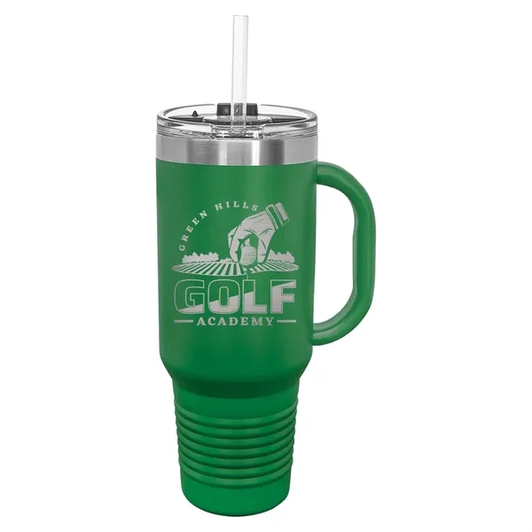Polar Camel 40oz. Stainless Steel Travel Mug w/ Snap Lid - Polar Camel 40oz. Stainless Steel Travel Mug w/ Snap Lid - Image 8 of 33
