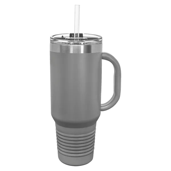 Polar Camel 40oz. Stainless Steel Travel Mug w/ Snap Lid - Polar Camel 40oz. Stainless Steel Travel Mug w/ Snap Lid - Image 11 of 33