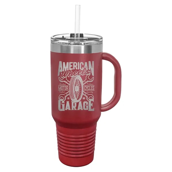Polar Camel 40oz. Stainless Steel Travel Mug w/ Snap Lid - Polar Camel 40oz. Stainless Steel Travel Mug w/ Snap Lid - Image 14 of 33