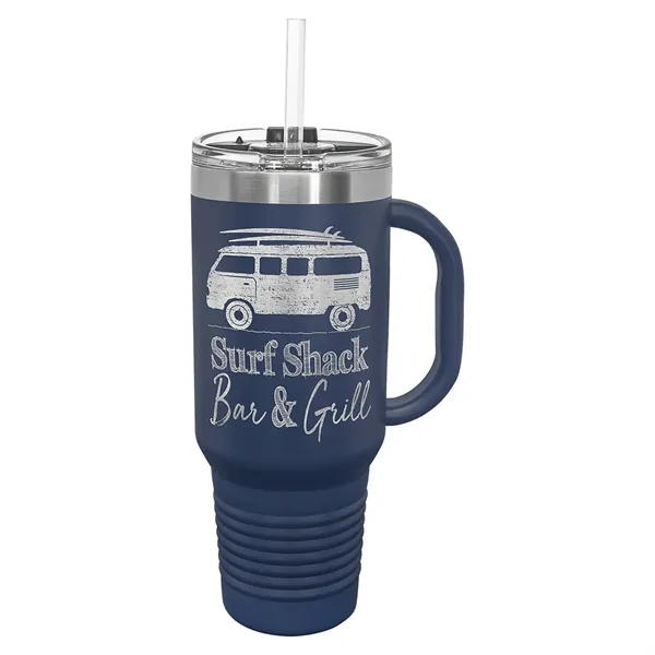 Polar Camel 40oz. Stainless Steel Travel Mug w/ Snap Lid - Polar Camel 40oz. Stainless Steel Travel Mug w/ Snap Lid - Image 16 of 33