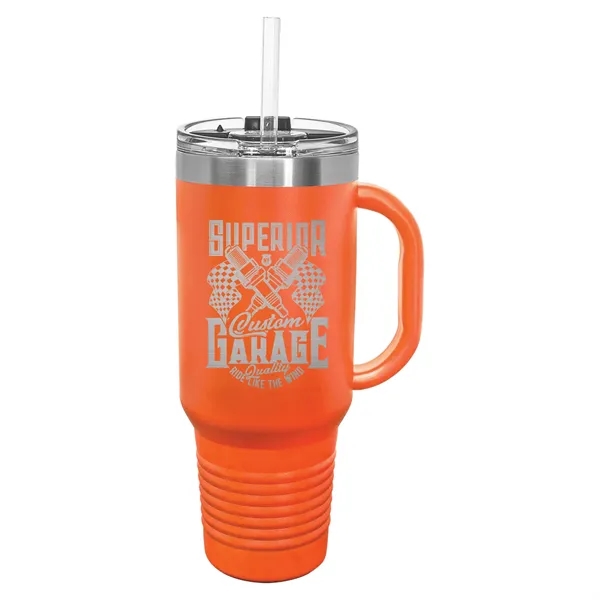 Polar Camel 40oz. Stainless Steel Travel Mug w/ Snap Lid - Polar Camel 40oz. Stainless Steel Travel Mug w/ Snap Lid - Image 18 of 33