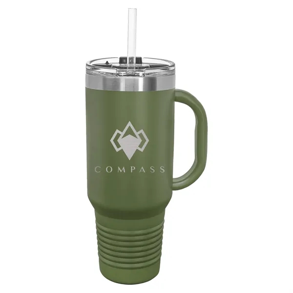 Polar Camel 40oz. Stainless Steel Travel Mug w/ Snap Lid - Polar Camel 40oz. Stainless Steel Travel Mug w/ Snap Lid - Image 20 of 33