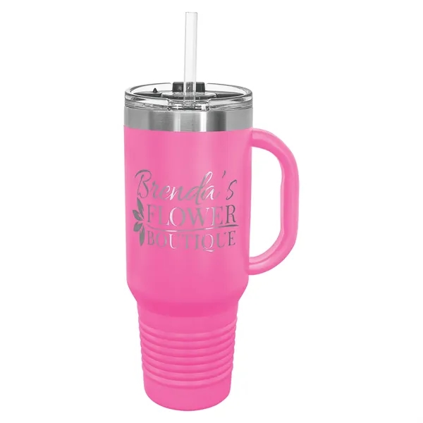 Polar Camel 40oz. Stainless Steel Travel Mug w/ Snap Lid - Polar Camel 40oz. Stainless Steel Travel Mug w/ Snap Lid - Image 22 of 33