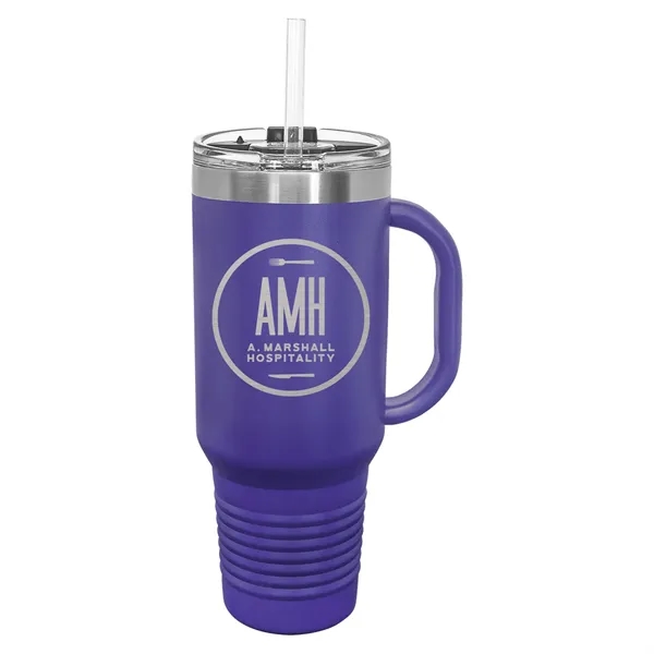 Polar Camel 40oz. Stainless Steel Travel Mug w/ Snap Lid - Polar Camel 40oz. Stainless Steel Travel Mug w/ Snap Lid - Image 24 of 33