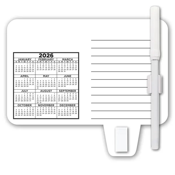 Calendar / Memo Magnet with Clip - Calendar / Memo Magnet with Clip - Image 1 of 1