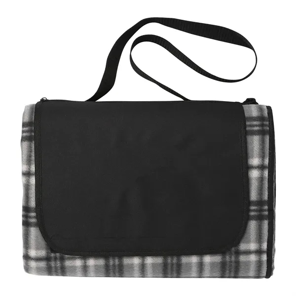 Extra Large Plaid Picnic Blanket - Extra Large Plaid Picnic Blanket - Image 1 of 7