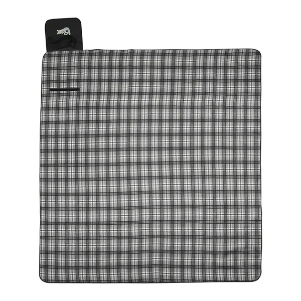 Extra Large Plaid Picnic Blanket - Extra Large Plaid Picnic Blanket - Image 2 of 7