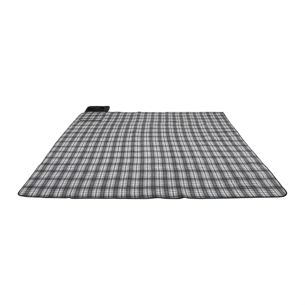 Extra Large Plaid Picnic Blanket - Extra Large Plaid Picnic Blanket - Image 3 of 7