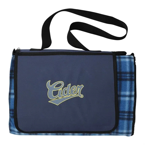 Extra Large Plaid Picnic Blanket - Extra Large Plaid Picnic Blanket - Image 7 of 7