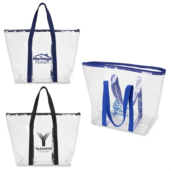 ClearVue EVA Zipper Tote - ClearVue EVA Zipper Tote - Image 0 of 12