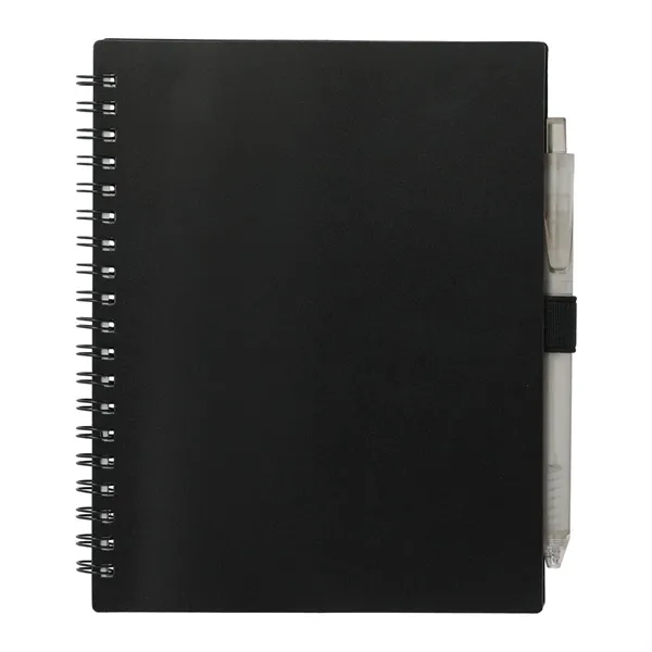 FSC® Recycled 5.5'' x 7'' Spiral Notebook w/ RPET Pe - FSC® Recycled 5.5'' x 7'' Spiral Notebook w/ RPET Pe - Image 1 of 36