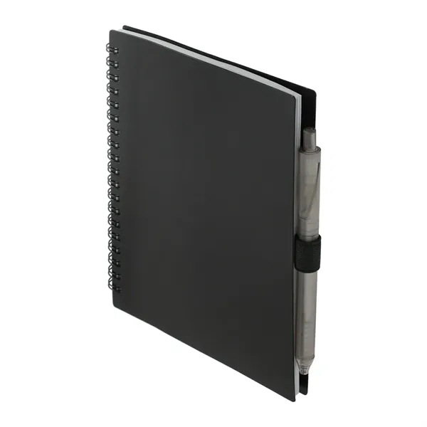 FSC® Recycled 5.5'' x 7'' Spiral Notebook w/ RPET Pe - FSC® Recycled 5.5'' x 7'' Spiral Notebook w/ RPET Pe - Image 5 of 36