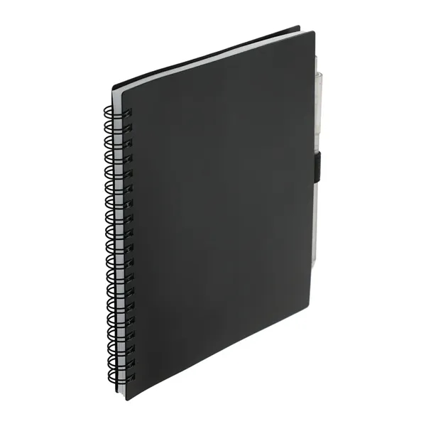 FSC® Recycled 5.5'' x 7'' Spiral Notebook w/ RPET Pe - FSC® Recycled 5.5'' x 7'' Spiral Notebook w/ RPET Pe - Image 6 of 36