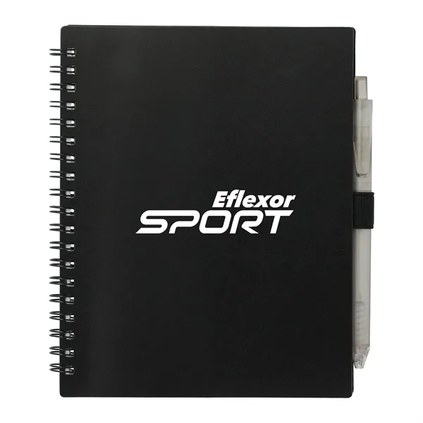 FSC® Recycled 5.5'' x 7'' Spiral Notebook w/ RPET Pe - FSC® Recycled 5.5'' x 7'' Spiral Notebook w/ RPET Pe - Image 7 of 36