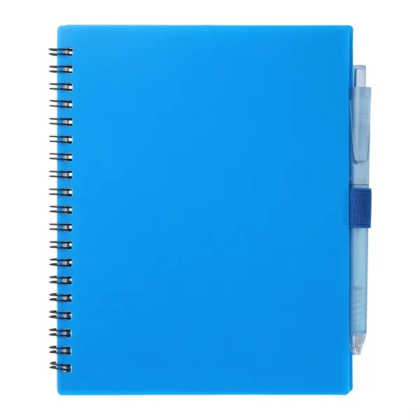 FSC® Recycled 5.5'' x 7'' Spiral Notebook w/ RPET Pe - FSC® Recycled 5.5'' x 7'' Spiral Notebook w/ RPET Pe - Image 8 of 36