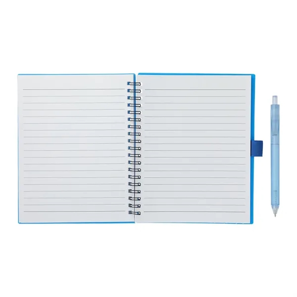 FSC® Recycled 5.5'' x 7'' Spiral Notebook w/ RPET Pe - FSC® Recycled 5.5'' x 7'' Spiral Notebook w/ RPET Pe - Image 10 of 36