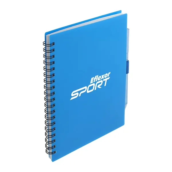 FSC® Recycled 5.5'' x 7'' Spiral Notebook w/ RPET Pe - FSC® Recycled 5.5'' x 7'' Spiral Notebook w/ RPET Pe - Image 11 of 36