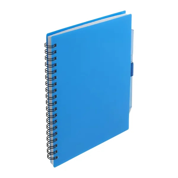 FSC® Recycled 5.5'' x 7'' Spiral Notebook w/ RPET Pe - FSC® Recycled 5.5'' x 7'' Spiral Notebook w/ RPET Pe - Image 13 of 36