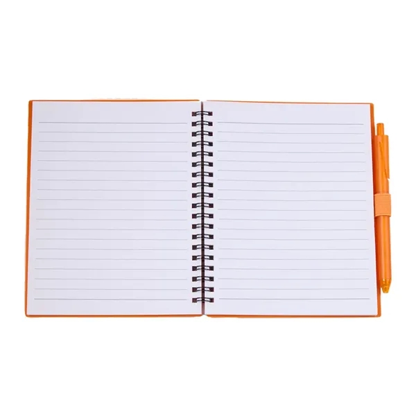 FSC® Recycled 5.5'' x 7'' Spiral Notebook w/ RPET Pe - FSC® Recycled 5.5'' x 7'' Spiral Notebook w/ RPET Pe - Image 17 of 36