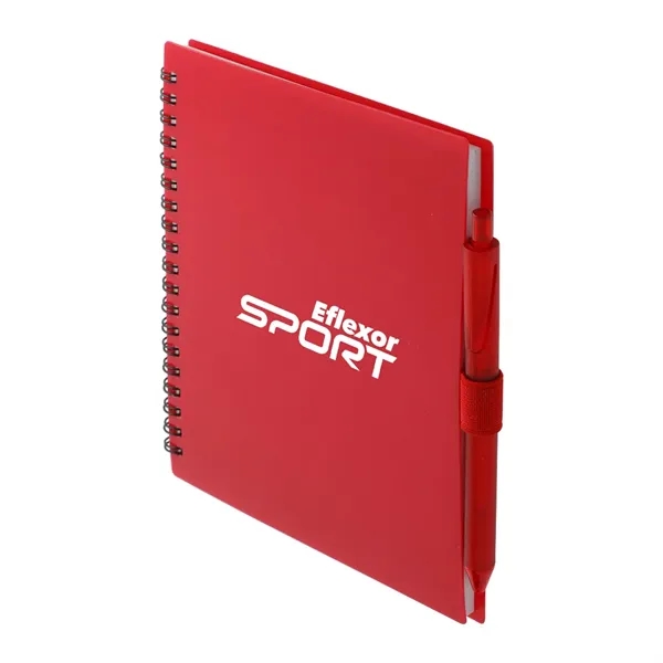 FSC® Recycled 5.5'' x 7'' Spiral Notebook w/ RPET Pe - FSC® Recycled 5.5'' x 7'' Spiral Notebook w/ RPET Pe - Image 23 of 36