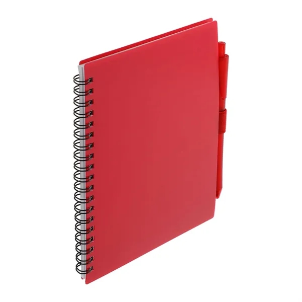 FSC® Recycled 5.5'' x 7'' Spiral Notebook w/ RPET Pe - FSC® Recycled 5.5'' x 7'' Spiral Notebook w/ RPET Pe - Image 24 of 36