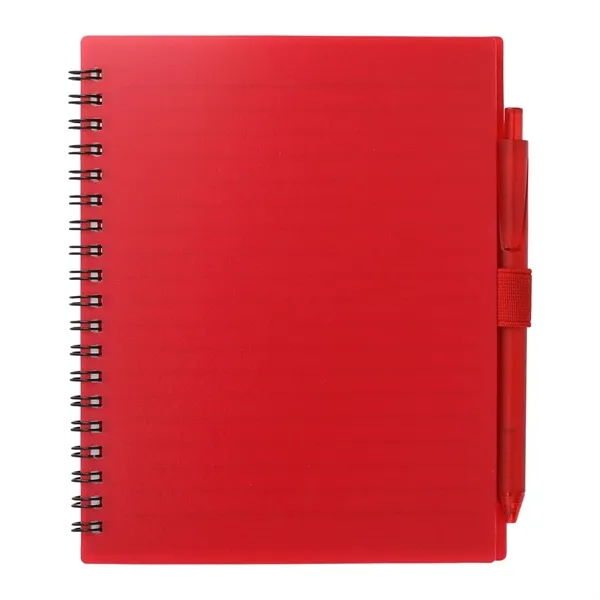 FSC® Recycled 5.5'' x 7'' Spiral Notebook w/ RPET Pe - FSC® Recycled 5.5'' x 7'' Spiral Notebook w/ RPET Pe - Image 25 of 36
