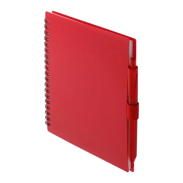 FSC® Recycled 5.5'' x 7'' Spiral Notebook w/ RPET Pe - FSC® Recycled 5.5'' x 7'' Spiral Notebook w/ RPET Pe - Image 28 of 36
