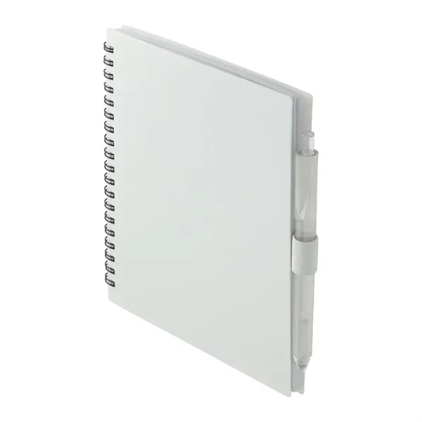 FSC® Recycled 5.5'' x 7'' Spiral Notebook w/ RPET Pe - FSC® Recycled 5.5'' x 7'' Spiral Notebook w/ RPET Pe - Image 33 of 36