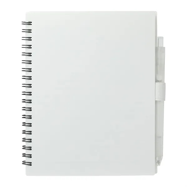 FSC® Recycled 5.5'' x 7'' Spiral Notebook w/ RPET Pe - FSC® Recycled 5.5'' x 7'' Spiral Notebook w/ RPET Pe - Image 34 of 36