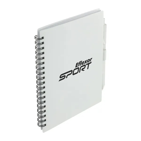 FSC® Recycled 5.5'' x 7'' Spiral Notebook w/ RPET Pe - FSC® Recycled 5.5'' x 7'' Spiral Notebook w/ RPET Pe - Image 35 of 36