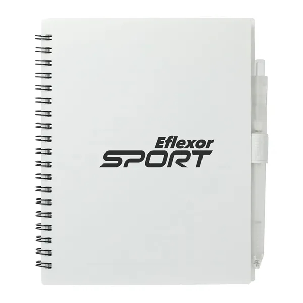 FSC® Recycled 5.5'' x 7'' Spiral Notebook w/ RPET Pe - FSC® Recycled 5.5'' x 7'' Spiral Notebook w/ RPET Pe - Image 36 of 36