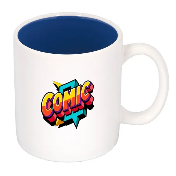 450 Ml. (15 Fl. Oz.) 'C' Handle Two-Tone Mug - 450 Ml. (15 Fl. Oz.) 'C' Handle Two-Tone Mug - Image 0 of 5