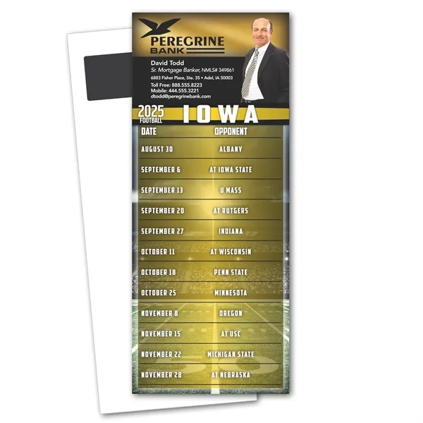 Football Schedule Magnetic Stick Up Card - Football Schedule Magnetic Stick Up Card - Image 7 of 8