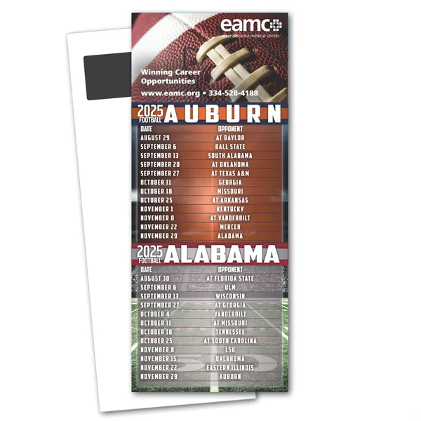 Football Schedule Magnetic Stick Up Card - Football Schedule Magnetic Stick Up Card - Image 0 of 8