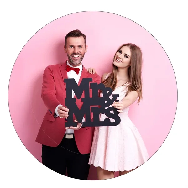 1/4 Full Color Sublimation Round Mouse Pads - 1/4 Full Color Sublimation Round Mouse Pads - Image 0 of 1