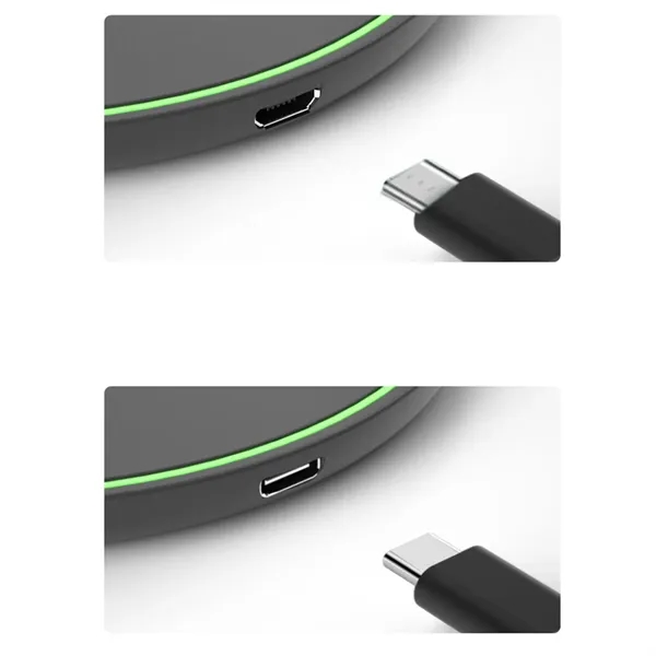 15W Fast Wireless Charging Pad QI Certified - 15W Fast Wireless Charging Pad QI Certified - Image 4 of 5