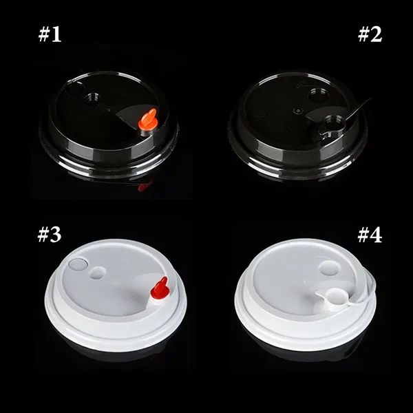12/16/24oz Frosted Disposable Plastic Cup With Lid - 12/16/24oz Frosted Disposable Plastic Cup With Lid - Image 5 of 9
