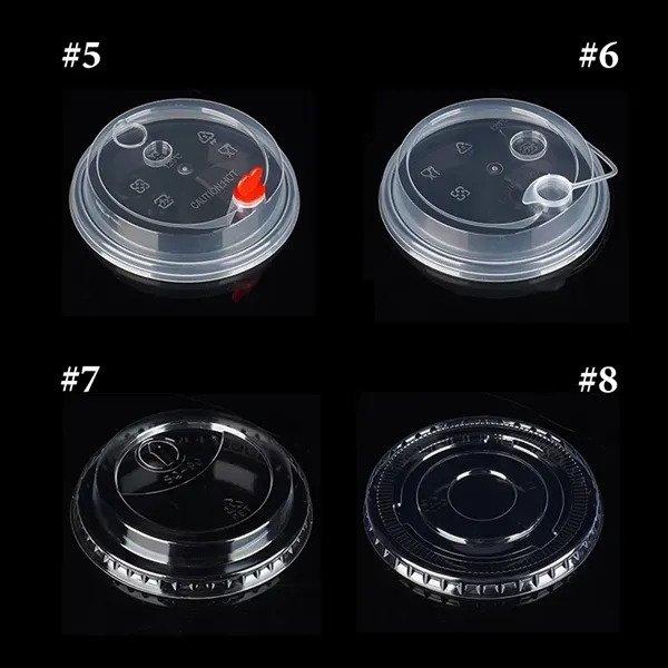 12/16/24oz Frosted Disposable Plastic Cup With Lid - 12/16/24oz Frosted Disposable Plastic Cup With Lid - Image 6 of 9