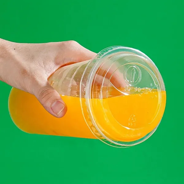 12/16/24oz Frosted Disposable Plastic Cup With Lid - 12/16/24oz Frosted Disposable Plastic Cup With Lid - Image 8 of 9