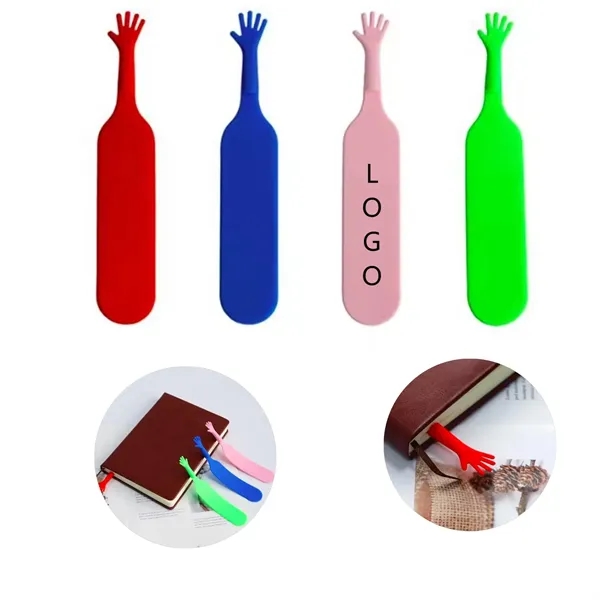 Silicone Finger Shaped Bookmark - Silicone Finger Shaped Bookmark - Image 0 of 2