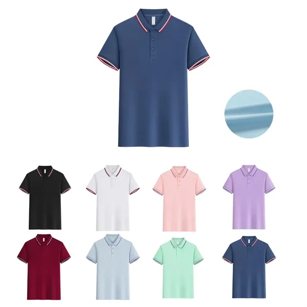Work uniform polo shirt customization with logo - Work uniform polo shirt customization with logo - Image 0 of 4