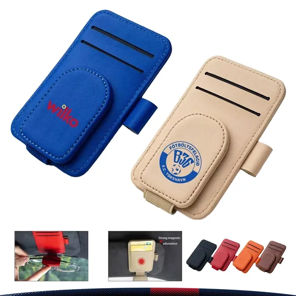 Andi PU Leather Car Eyeglasses Clip - Andi PU Leather Car Eyeglasses Clip - Image 0 of 6
